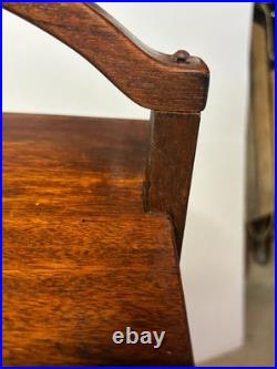 Antique Vintage Humidor Stand Wood Smokers Cupboard Cabinet Smokers Side Table