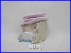 Antique Vintage Majolica Tobacco Humidor Man Head Stamped Antique Vintage Majolica Tobacco Humidor Man Head Stamped