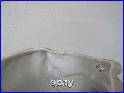 Antique Vintage Majolica Tobacco Humidor Man Head Stamped