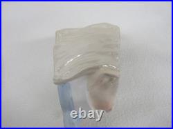 Antique Vintage Majolica Tobacco Humidor Man Head Stamped