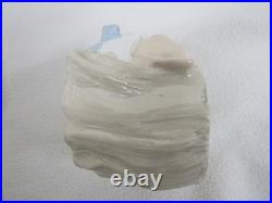 Antique Vintage Majolica Tobacco Humidor Man Head Stamped