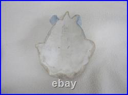 Antique Vintage Majolica Tobacco Humidor Man Head Stamped