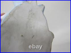 Antique Vintage Majolica Tobacco Humidor Man Head Stamped