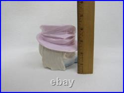 Antique Vintage Majolica Tobacco Humidor Man Head Stamped