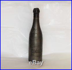 Antique Vintage Pairpoint Silver Plate Novelty Champagne Bottle Cigar Case 1893