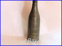 Antique Vintage Pairpoint Silver Plate Novelty Champagne Bottle Cigar Case 1893