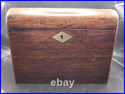 Antique Vintage Tabak wood box caddy Tobacco