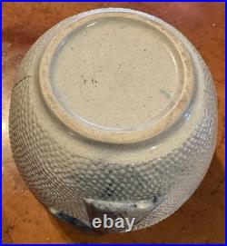 Antique White's Utica Stoneware Tobacco Humidor Salt-glazed
