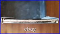 Antique Wood & Tin Metal Lined Cigar Humidor Box 9 3/4 X 6 1/2 X 4 No Key