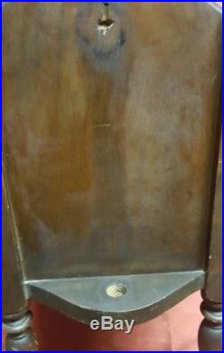 Antique Wooden Copper Lined Cigar Tobacco Humidor Smoking Stand 20 Tall