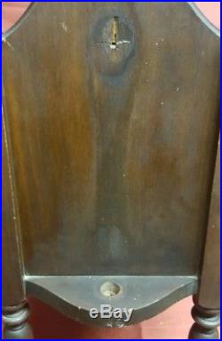 Antique Wooden Copper Lined Cigar Tobacco Humidor Smoking Stand 20 Tall