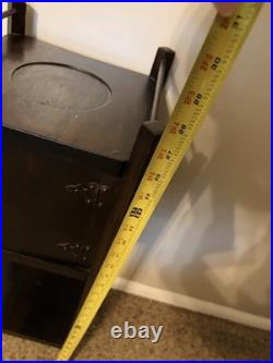 Antique Wooden Humidor Or Smoking Stand with Cabinet Circa 1900 Good Condition