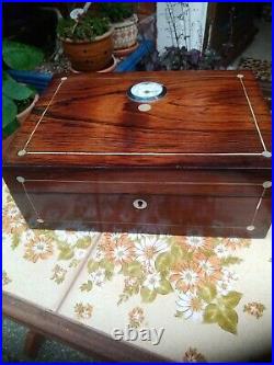 Antique cigar humidor