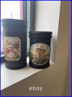 Antique cigar jar humidor