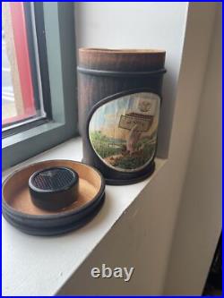 Antique cigar jar humidor