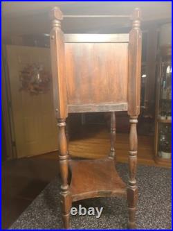 Antique humidor cabinet 12x10x28 In