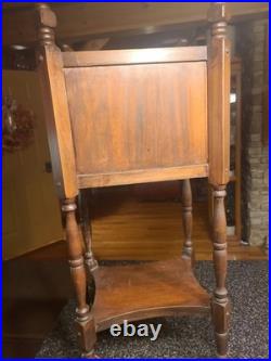 Antique humidor cabinet 12x10x28 In