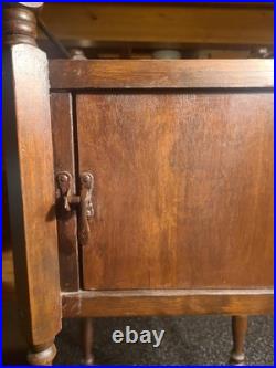 Antique humidor cabinet 12x10x28 In