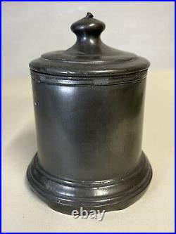 Antique late 18th or early 19th century pewter humidor