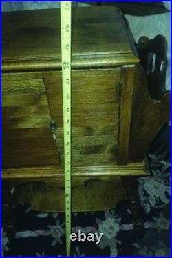 Antique smoking Stan side table Cigar humidor