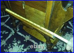 Antique smoking Stan side table Cigar humidor