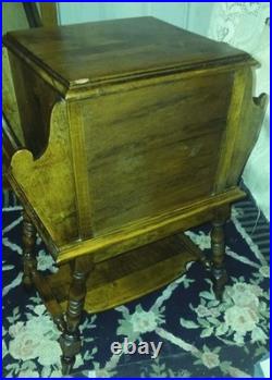 Antique smoking Stan side table Cigar humidor