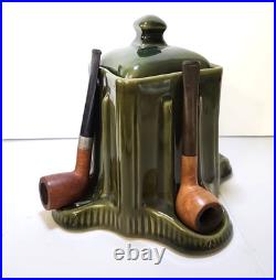 Art Deco 4 Position Humidor And Pipe Rest Art Deco 4 Position Humidor And Pipe Rest