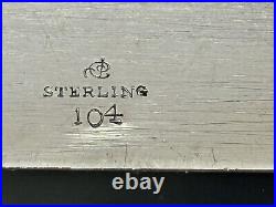 Art Deco Sterling Silver Humidor Cigar Box By John Chatellier 7 465g TW