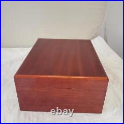 Ashton Savoy Executive Humidor with Big Ring Gauge Double Guillotine Cigar Cutter