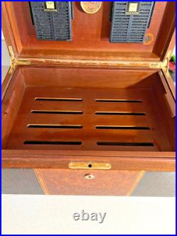 Avo Uvezian Humidor Macassar Vavona Wood Large 15 x 10.5 x 7 inches GR