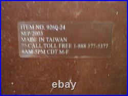 BEAUTIFUL CIGAR HUMIDOR ITEM NO. 9260-24 TAIWAN Solid Polished Wood