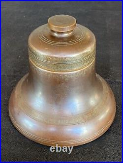 BIG BEN REPLICA Vtg Alfred Dunhill Humidor Copper Bronze Tobacco Jar Canister