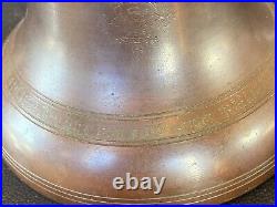 BIG BEN REPLICA Vtg Alfred Dunhill Humidor Copper Bronze Tobacco Jar Canister