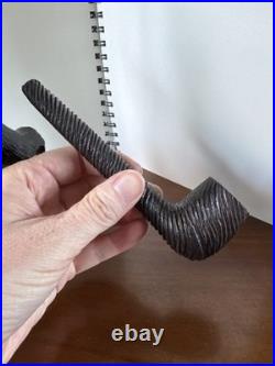 BLACK BEAR Humidor Wood Carved With Matching Pipe