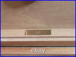 Beautiful Vintage Alfred Dunhill Rosewood Cigar Humidor Desktop Box