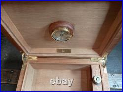 Beautiful Vintage Alfred Dunhill Rosewood Cigar Humidor Desktop Box