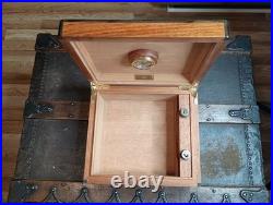 Beautiful Vintage Alfred Dunhill Rosewood Cigar Humidor Desktop Box