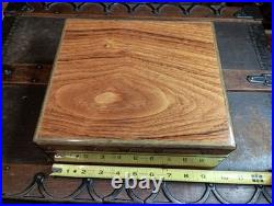 Beautiful Vintage Alfred Dunhill Rosewood Cigar Humidor Desktop Box