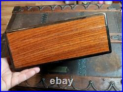 Beautiful Vintage Alfred Dunhill Rosewood Cigar Humidor Desktop Box