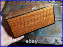 Beautiful Vintage Alfred Dunhill Rosewood Cigar Humidor Desktop Box