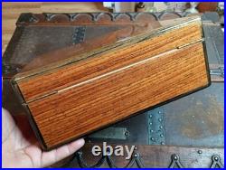 Beautiful Vintage Alfred Dunhill Rosewood Cigar Humidor Desktop Box