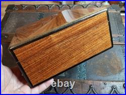 Beautiful Vintage Alfred Dunhill Rosewood Cigar Humidor Desktop Box