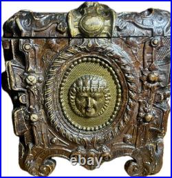 Beautiful Vintage Wooden Ornate Humidor