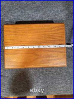 Beautiful Wood Cigar Humidor Box Very Nice