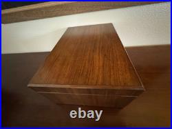 Beautiful Wood Cigar Humidor Box Very Nice