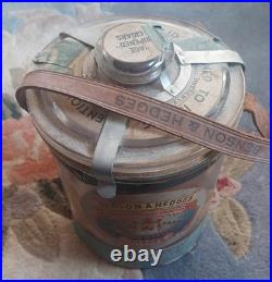 Benson & Hedges Cigar Jar/Humidor Mint Condition with Original Tax Stamp
