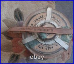 Benson & Hedges Cigar Jar/Humidor Mint Condition with Original Tax Stamp