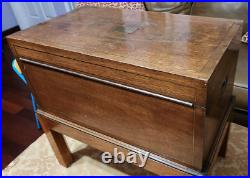 Benson & Hedges Humidor Early 1900s Cigar With Base Antique English Wood