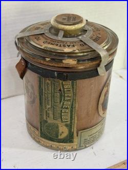 Benson & Hedges vtg 1912 glass humidor cigars coronas cuban habana