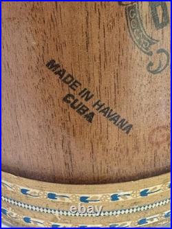 Benson & Hedges vtg 1912 glass humidor cigars coronas cuban habana